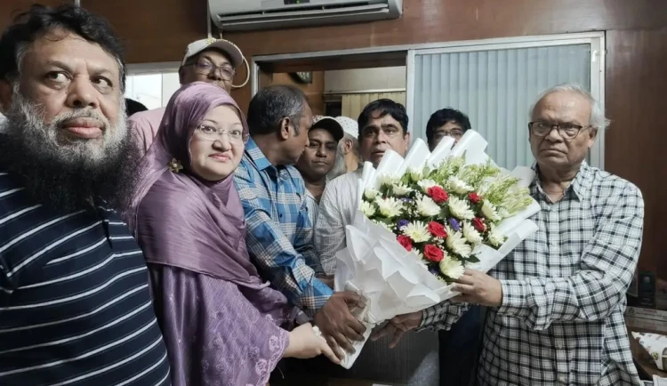 রুহুল কবির রিজভীর সঙ্গে এ্যাব নেতাদের সৌজন্য সাক্ষাৎ
