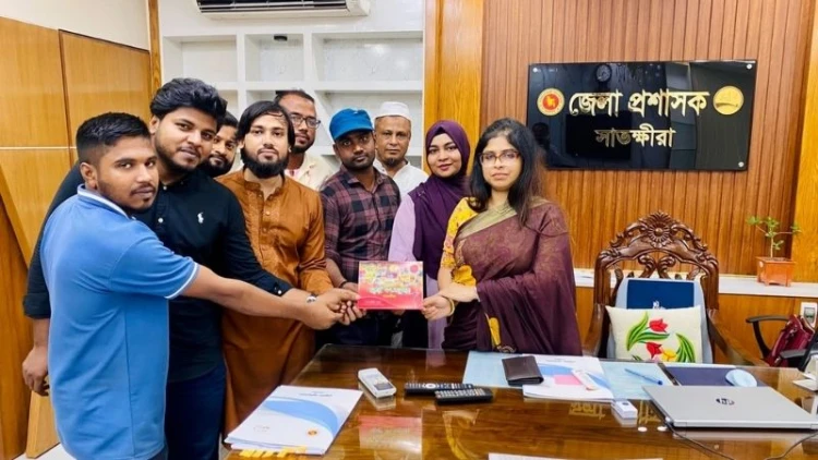 সাতক্ষীরায় ‘জুলাই ক্যালেন্ডার’ উদ্বোধন