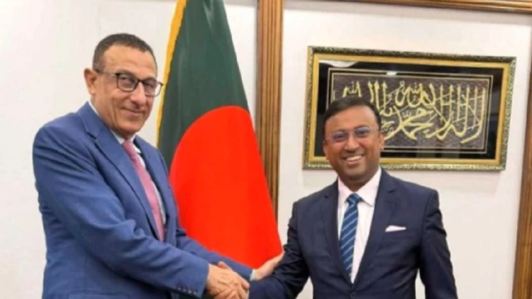ফিলিস্তিনের রাষ্ট্রদূতের সঙ্গে পররাষ্ট্র উপদেষ্টার সাক্ষাৎ