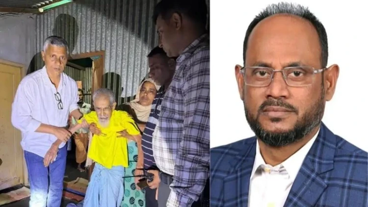 রাস্তায় ফেলে যাওয়া বৃদ্ধের সব দায়িত্ব নিলেন প্রতিমন্ত্রী টুকু