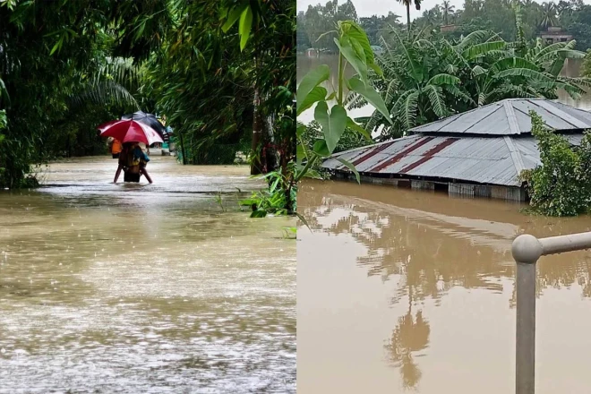 বন্যায় প্লাবিত পাঁচ জেলা, ঝুঁকির তালিকায় আরও পাঁচ