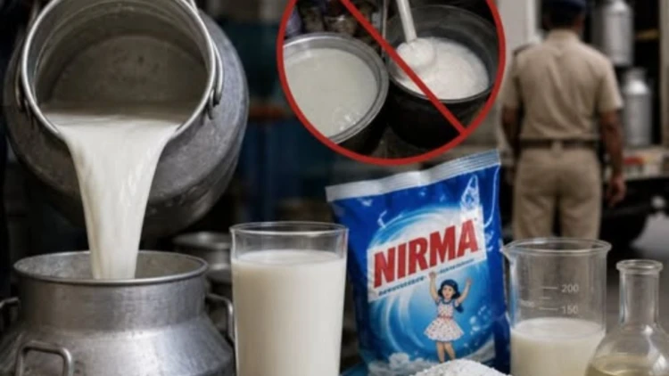 মহারাষ্ট্রে ডিটারজেন্ট দিয়ে কৃত্রিম দুধ তৈরির চক্রের সন্ধান