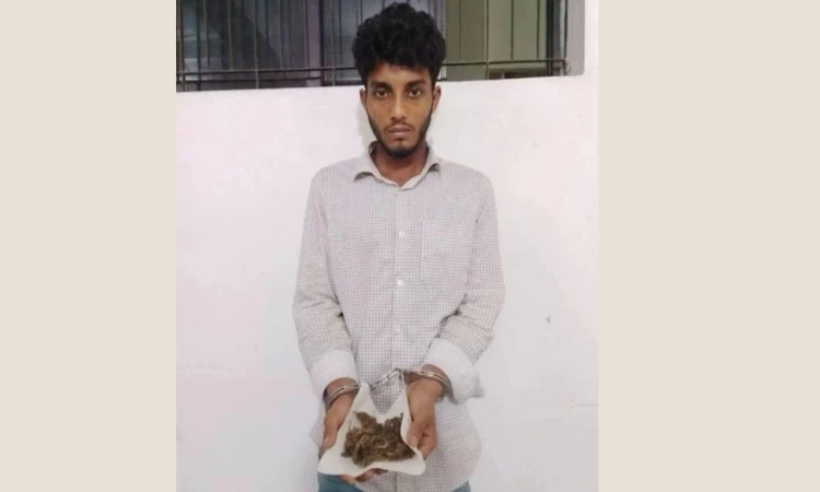 বরগুনার বেতাগীতে ২০ গ্রাম গাঁজাসহ যুবক গ্রেপ্তার