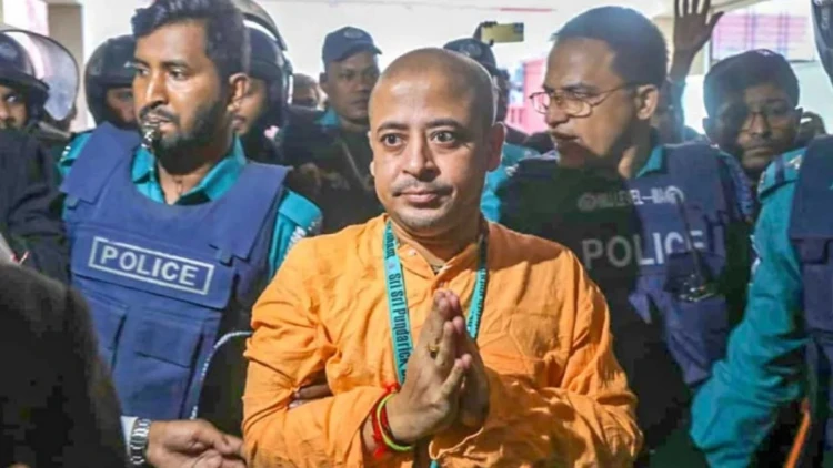 চিন্ময় দাসের দুই মামলায় জামিন, মুক্তি মিলছে না এখনই