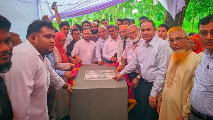কারমাইকেল কলেজের ফটক নির্মাণকাজের ভিত্তিপ্রস্তর উদ্বোধন