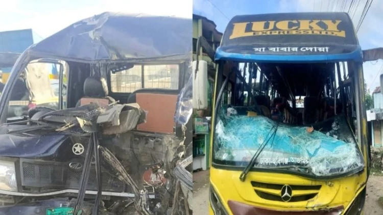 নবীগঞ্জে বাস-পিকআপ সংঘর্ষে নিহত ৩