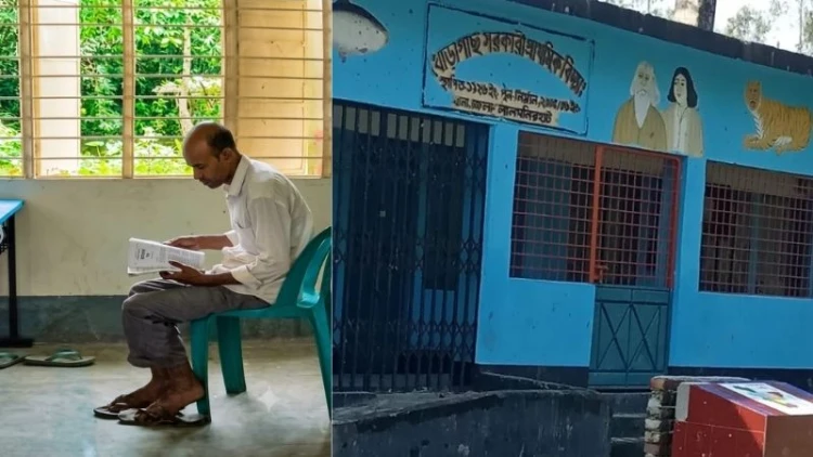 লালমনিরহাটে শিক্ষকের বদলে নৈশপ্রহরীর পাঠদান