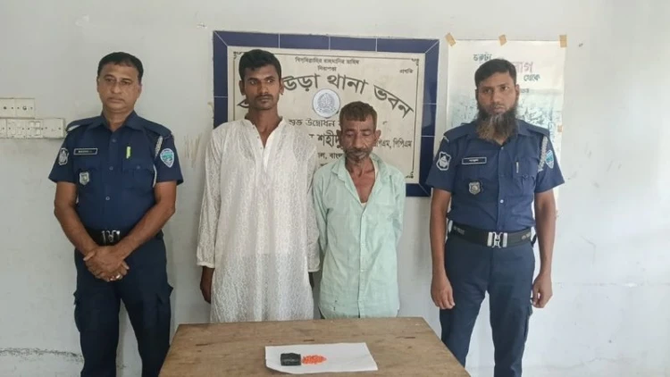 আখাউড়ায় ইয়াবাসহ দুই কারবারি গ্রেপ্তার