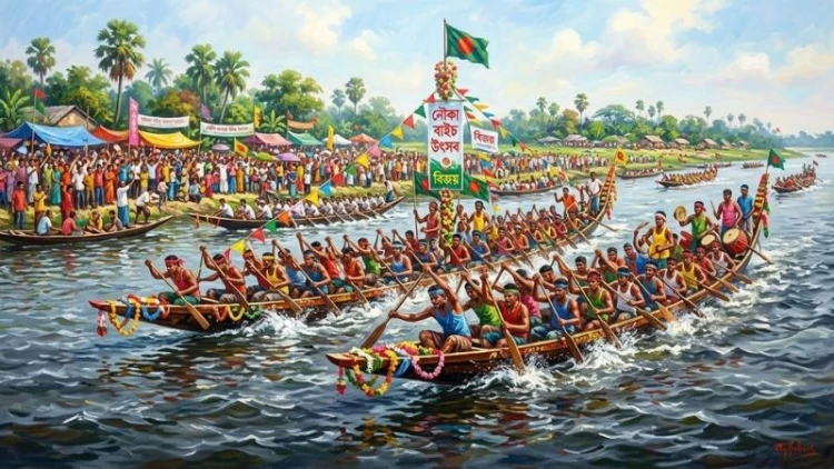 ধর্মীয় কারণে নয়, নদীভাঙন ও সংঘর্ষ এড়াতে নৌকাবাইচ বন্ধের দাবি